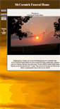 Mobile Screenshot of mccormickfuneralhome.net