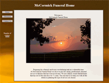 Tablet Screenshot of mccormickfuneralhome.net